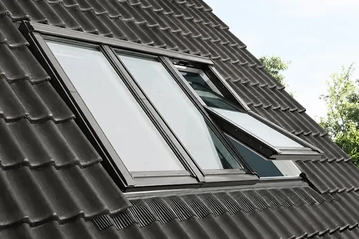 VELUX 3-in-1 dakraam in een pannendak