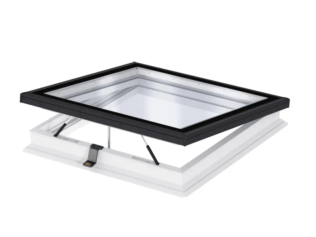 VELUX elektrische lichtkoepel met vlak glas